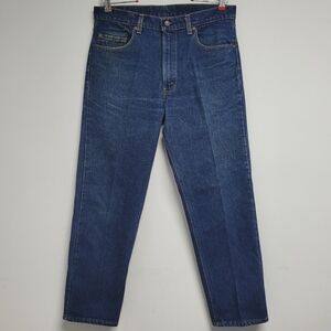 Vintage 80s Levi's 505 0216 xx Jeans Marbling USA Made Straight Leg 36x30